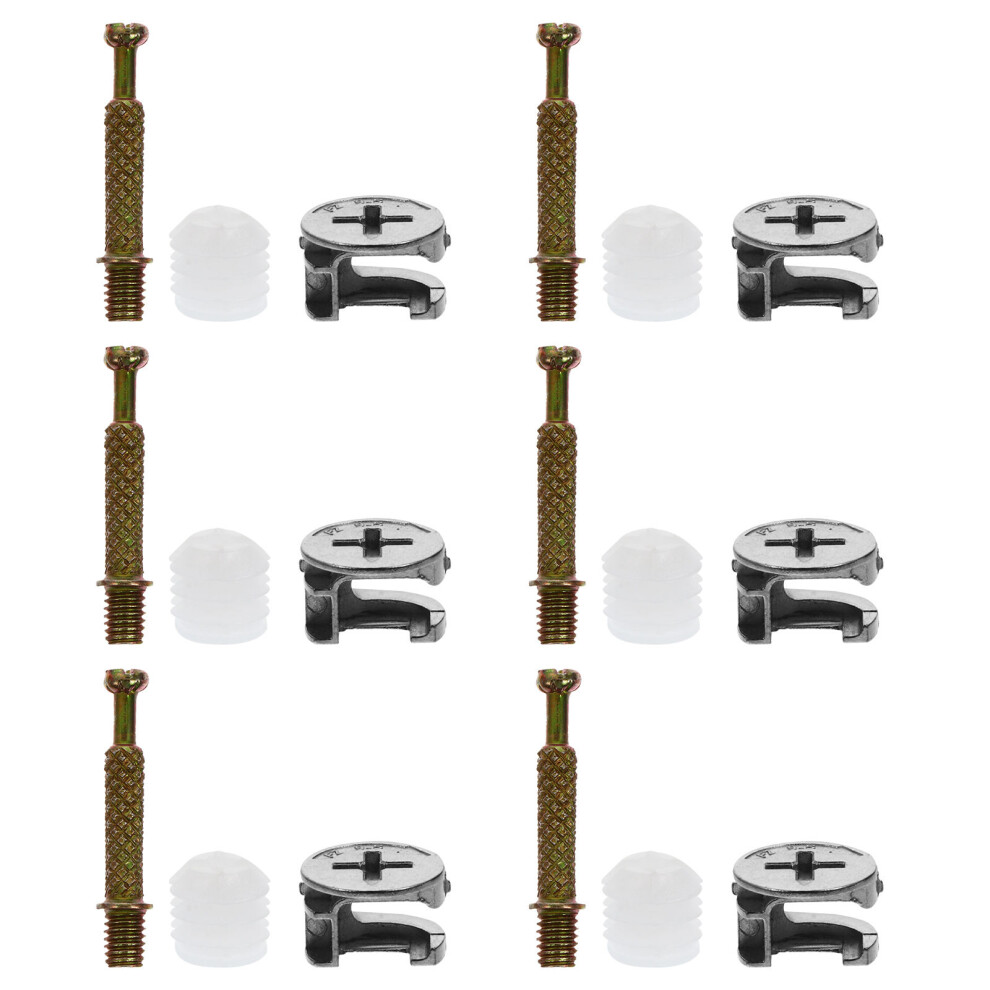 30 Sets Fixing Screws Connecting Fasteners Silver 3293102776127