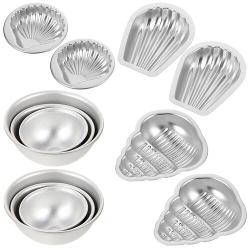 Soap Moulds Silver 12pcs 10.3x7.8x2.2in