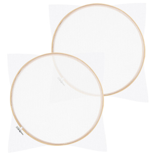 2Pcs Multi-Use Khaki Wood Paper Making Screen Frame for Handmade DIY