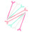 60 Pcs Lash Rods Eyelash Applicator Tool Lift Tools Grafting Sticks 1