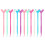 60 Pcs Lash Rods Eyelash Applicator Tool Lift Tools Grafting Sticks 10