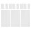 12pcs PVC 3D Printer Pen Mat Drawing Template Tool 10