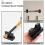 2Paren Zwarte Bat Stand Stabiele Baseball Bat Display Houder 6