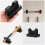 2Paren Zwarte Bat Stand Stabiele Baseball Bat Display Houder 8