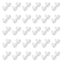 100 Pcs Silicone Earring Backs Earrings For Studs Locking Secure