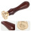 1 Set Reusable Wax Seal Stamp with Wood Handle 9