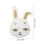 Bunny Pinata Bunny Head Pinata Assorted Color 1set 9