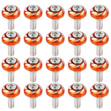 Car License Plate Screws Aluminium 20pack