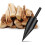 Worgeous  3 Pcs Wood Chopping Wedge  Splitter Cone Drill 4