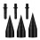 Worgeous  3 Pcs Wood Chopping Wedge  Splitter Cone Drill 6