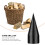 Worgeous  3 Pcs Wood Chopping Wedge  Splitter Cone Drill 3