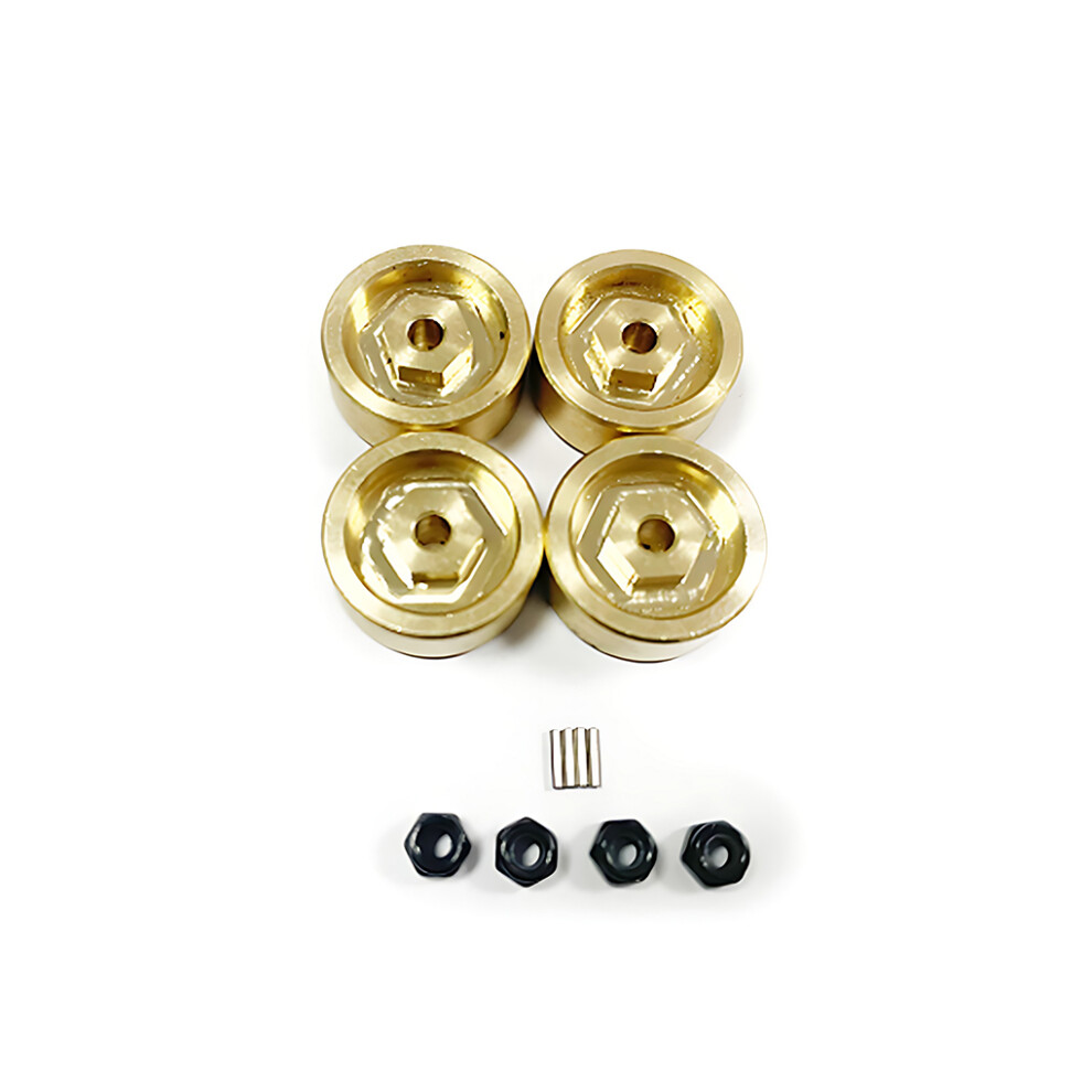 Brass 1/18 Wheel Hex Mount RC Upgrade Part 4pcs Strong Adapter For-image-OPC-PKR7NZW-NEW