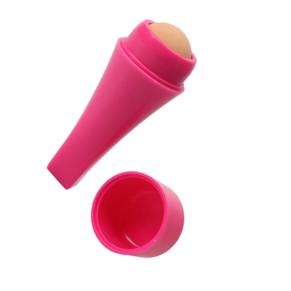 (Pink, Type 2) Rejuvenating Oil-Absorbing Volcanic Face Roller Facial Skincare Tool-image-OPC-PKR7PY7-NEW
