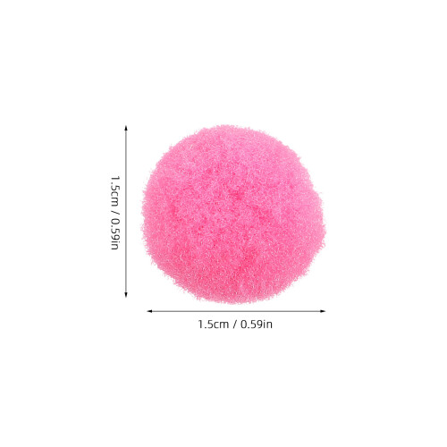 200 Pcs Mini Craft Pom Pompons For Crafting Material Colored Balls 2