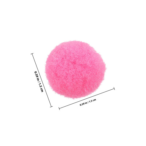 200 Pcs Mini Craft Pom Pompons For Crafting Material Colored Balls 1