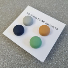 (Design17) Pack of 4 Hijab Magnets Durable High Quality Magnets Suitable for Everyday Fashion Wear