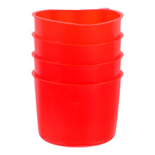 4 Pcs Bird Cage Feeding Bowl Chicken Cups For Water Animal Drinking