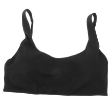 Moisture Wicking Sports Bra Black 1pcs