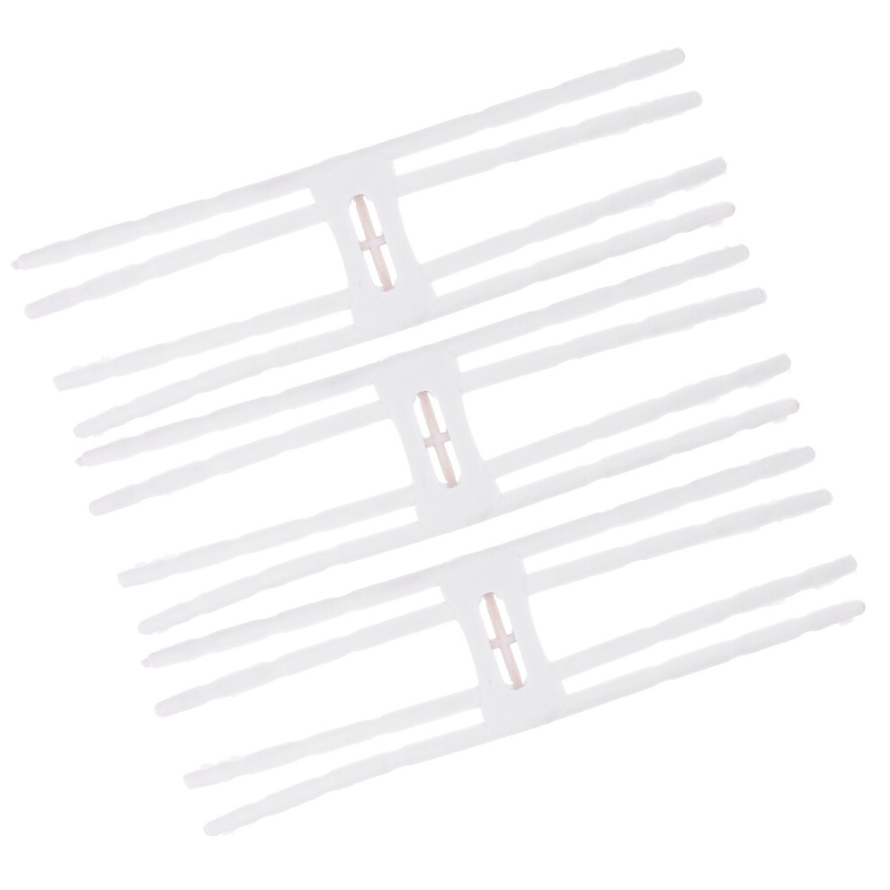3Pcs Plastic Action Figure Support Stands For Doll Display White 3293102730068