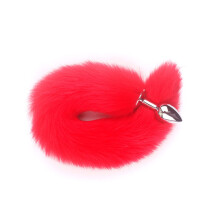 Butt Plug Stainless Steel Fox Tail Sex Toy Anus Stimulator For Men Women Couples Cosplay Fetish