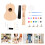 1 Set DIY Wooden Ukulele Making Kit Hand Painted 5