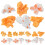 20 Pcs Popcorn Accessories Diy Earring Accessory Resin Landscape 10