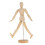Art Study Puppet Ornaments Wood Color 4pcs 5