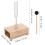 1 Set fork with Mallet and Wooden Resonator Box 2