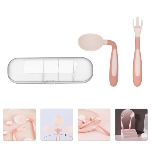 Baby Feeding Spoon Kids Training Tableware Child Toddler 2