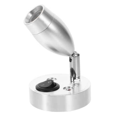Lampe Lecture Marine Argent Haute Cri 12V 2