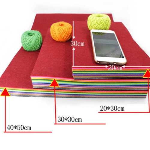 Raindrops Assorted Color Felt Chips Easy To Cut For Diy Projects 20pcs 1