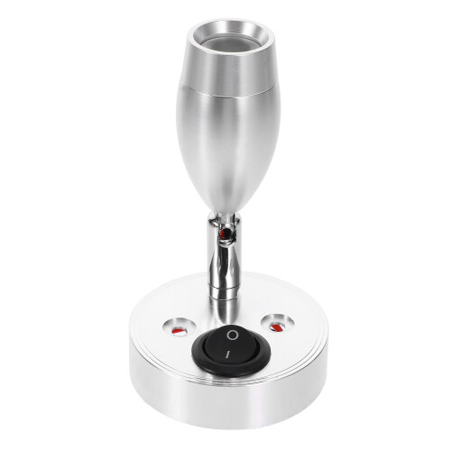 Lampe Lecture Marine Argent Haute Cri 12V