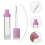 4Pcs Compact Purple Plastic Lip Gloss Tubes Small DIY Containers 2