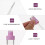 4Pcs Compact Purple Plastic Lip Gloss Tubes Small DIY Containers 10