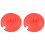 2pcs silicone leakproof cup lids with straw hole, reusable mug covers 1