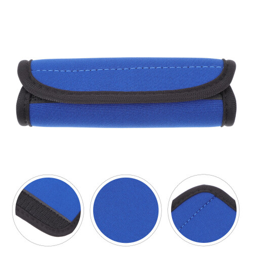 Luggage Handles Wrap Neoprene Handle Wrap Blue 1 Set 2
