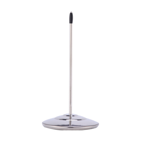 1pcs Silver Restaurant Receipt Fork Stand For Office Use