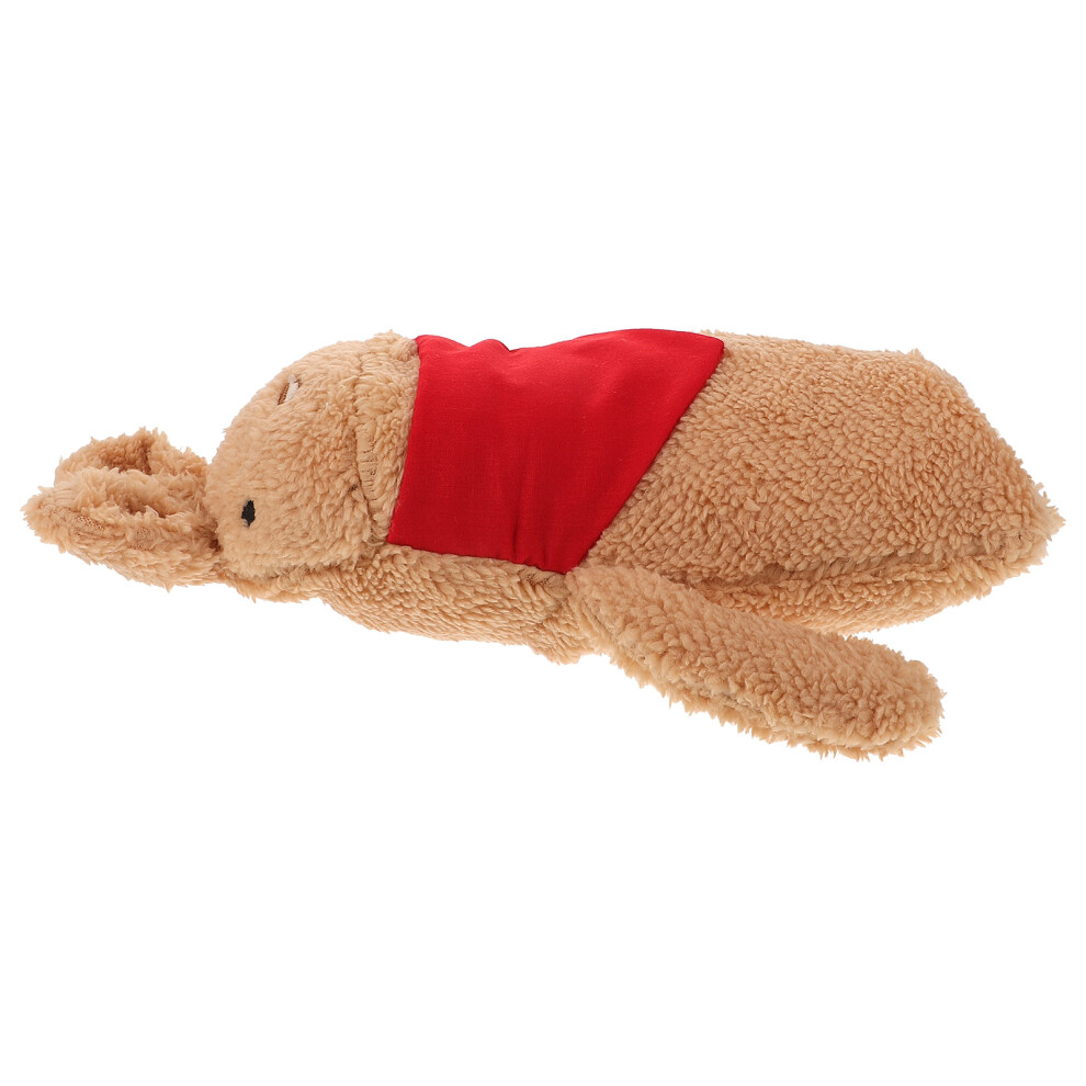 Iplusmile 1Set Brown Plush Hand Warmer Rubber Hot Water Bag For Winter Home Use