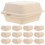 50 Pcs Kraft Food Boxes Takeaway Container With Lid Containers For 5