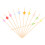 Fruit Picks Assorted Color 100pcs 5.31x0.12x0.12in Acrylic 1
