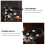 Worgeous 12 Pcs Cutter Foil Remover Opening Black 2
