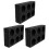 Reusable Cup Holder Cup Takeout Trays Cotton 3pcs 10
