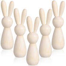 5pcs Figure In Beige Color For Craftsmen And Artists