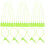 100St Zelfsluitende Kabelbinders Met Label, Groen, Voor Workshop 6