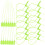 100St Zelfsluitende Kabelbinders Met Label, Groen, Voor Workshop 11