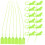 100St Zelfsluitende Kabelbinders Met Label, Groen, Voor Workshop 9