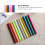 Hot Melt Adhesive Glue Stick Multi-Colored Resin 100pcs 8