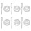 12pcs Grinder Discs Cutting Glass Silver For Craft Projects 6