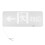 Safety Exit Indicator Light Emergency For Public Places Vertical Sign 1