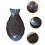 Blue Food Grade Ceramic Decorative Serving Platter Smooth Surface 6